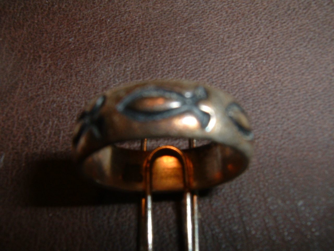 Silver Ring Before Cleaning